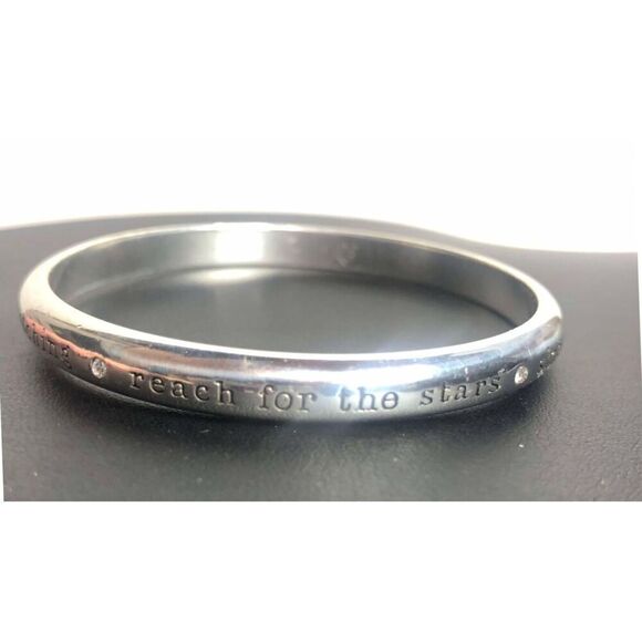 3111 Brighton Inspiration Silver Bangle Bracelet Dance Sing Reach for the Stars - Picture 1 of 2